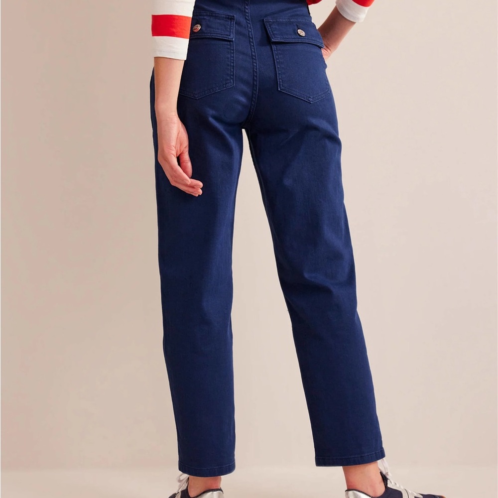 Boden Women's Straight-Leg Jeans in Navy - Picture 7 of 8